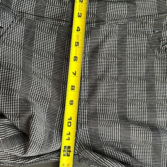 Women's XL‎ Houndstooth Stretch Leggings Fleece Lined Pull On Preppy Acadamia - Picture 10 of 14